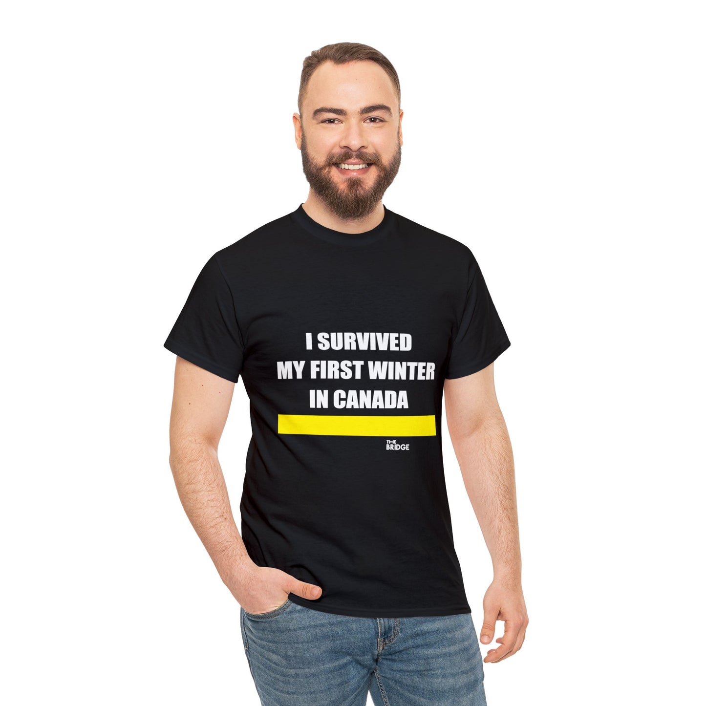 I SURVIVED MY FIRST WINTER - BLACK T-SHIRT