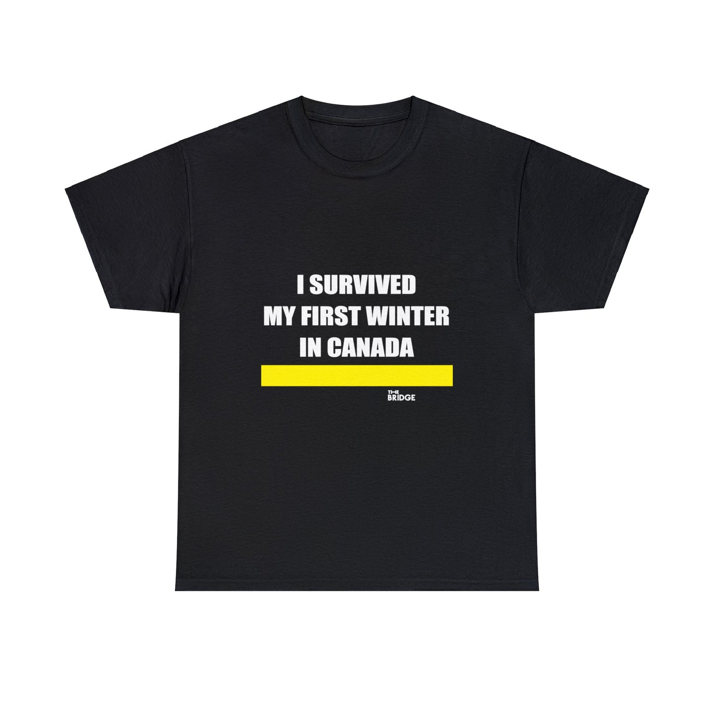 I SURVIVED MY FIRST WINTER - BLACK T-SHIRT